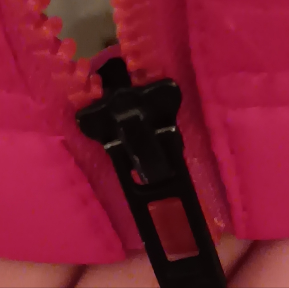 ECKO UNLTD Puffer Vest Mens Size XL Red/Black Hooded Full Zip Spell Out - Picture 10 of 16